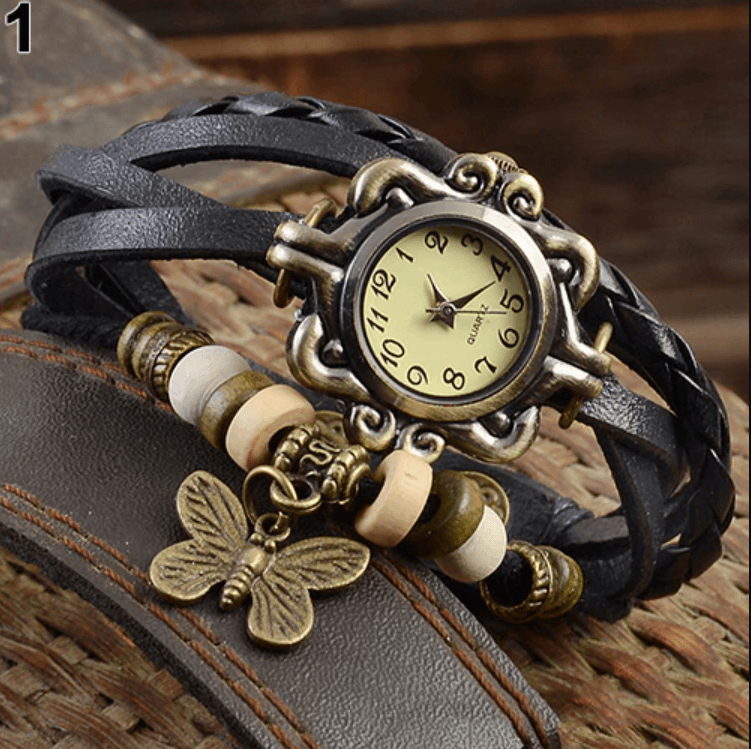 EthnoChic - Vintage armbåndsur med tidløs design og bohemsk sjarm