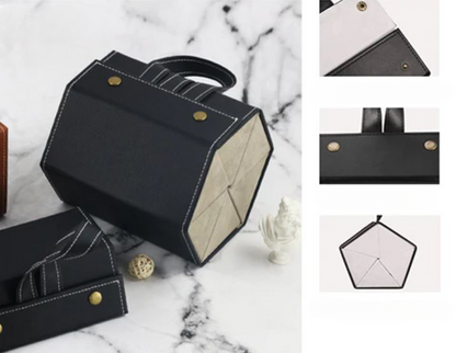 OptiGuard – Sammenleggbart Brilleveske med Flere Rom med Organisert Oppbevaring