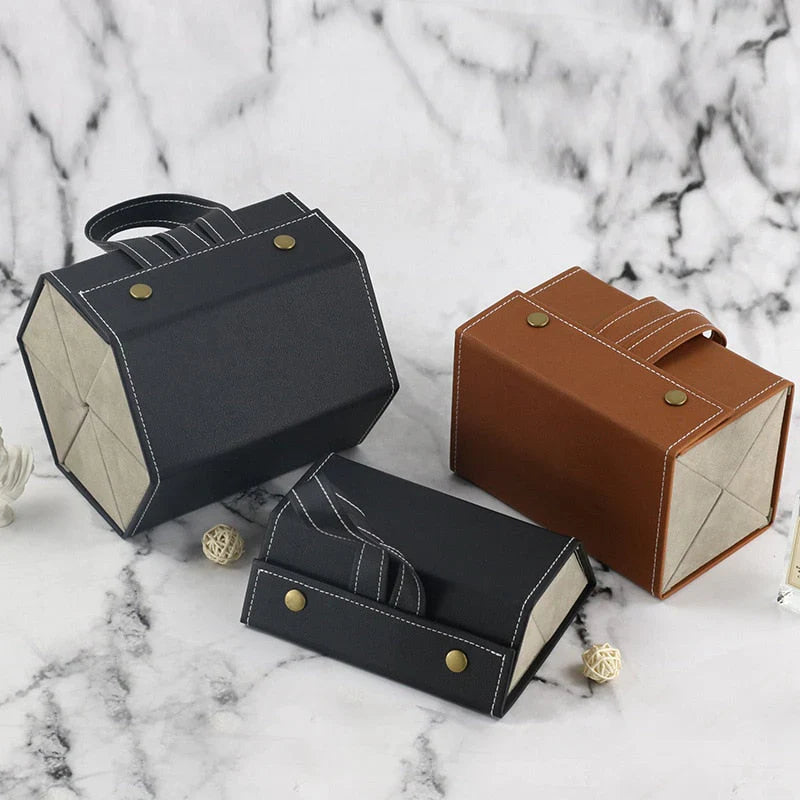 OptiGuard – Sammenleggbart Brilleveske med Flere Rom med Organisert Oppbevaring