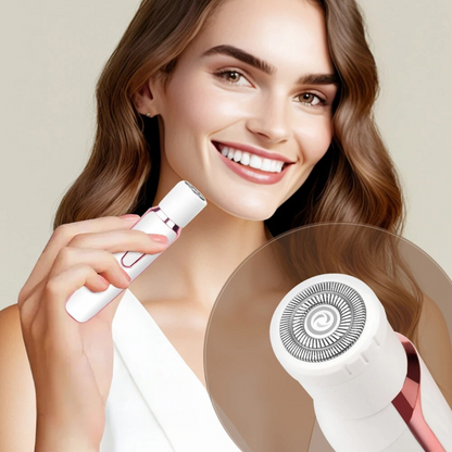 SmoothEase - 4-i-1 elektrisk barbermaskin med oppladbart batteri og vanntett design