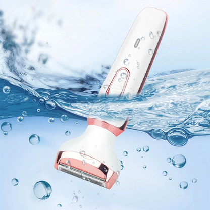 SmoothEase - 4-i-1 elektrisk barbermaskin med oppladbart batteri og vanntett design