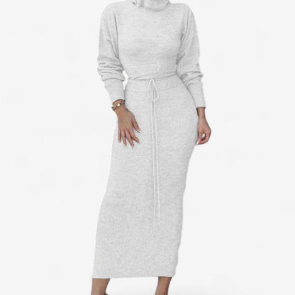 Iselin – Bodycon Todelt Sett med Justerbar Skjørt