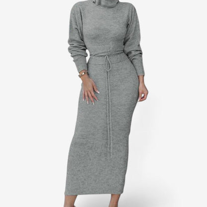 Iselin – Bodycon Todelt Sett med Justerbar Skjørt