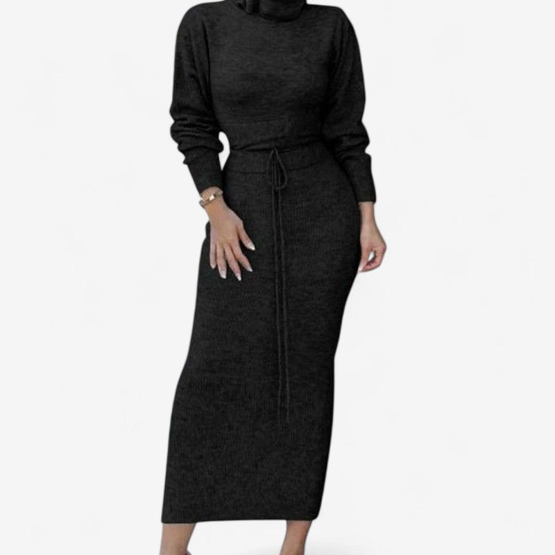 Iselin – Bodycon Todelt Sett med Justerbar Skjørt