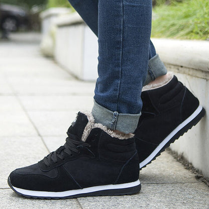 Carl - Varm og Komfortabel Pelsforet Ankelstøvlett med Sklisikkert Design