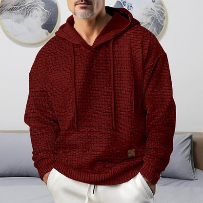 Axel - Avslappet Langermet Hoodie Med Justerbar Snor