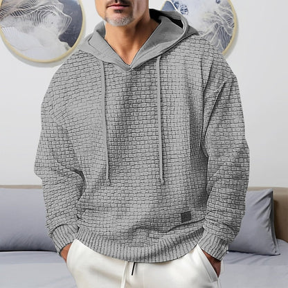 Axel - Avslappet Langermet Hoodie Med Justerbar Snor