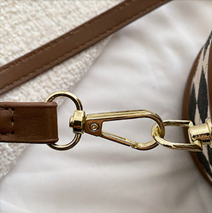 Charlotte - Rundformet håndveske med avtakbar stropp og kanin sjarm