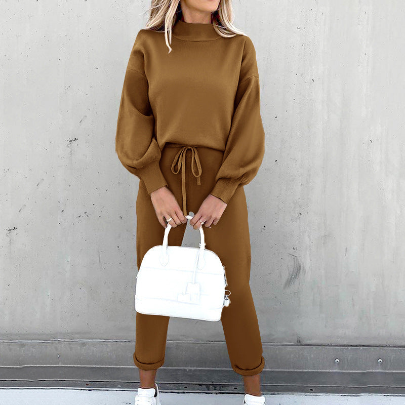 Sienna - Koselig todelt dress med høy hals