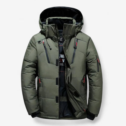 Rafael – Vattert Jakke med Avtagbar Hette og Justerbare Mansjetter